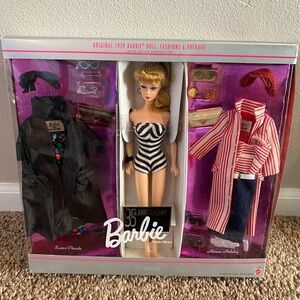 Barbie 35th Anniversary Doll with Black and White Stripes